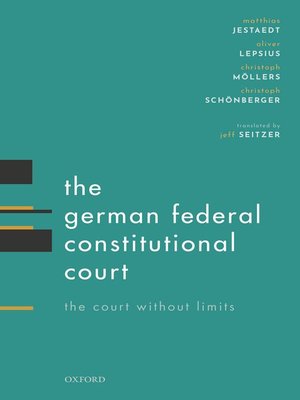 cover image of The German Federal Constitutional Court
